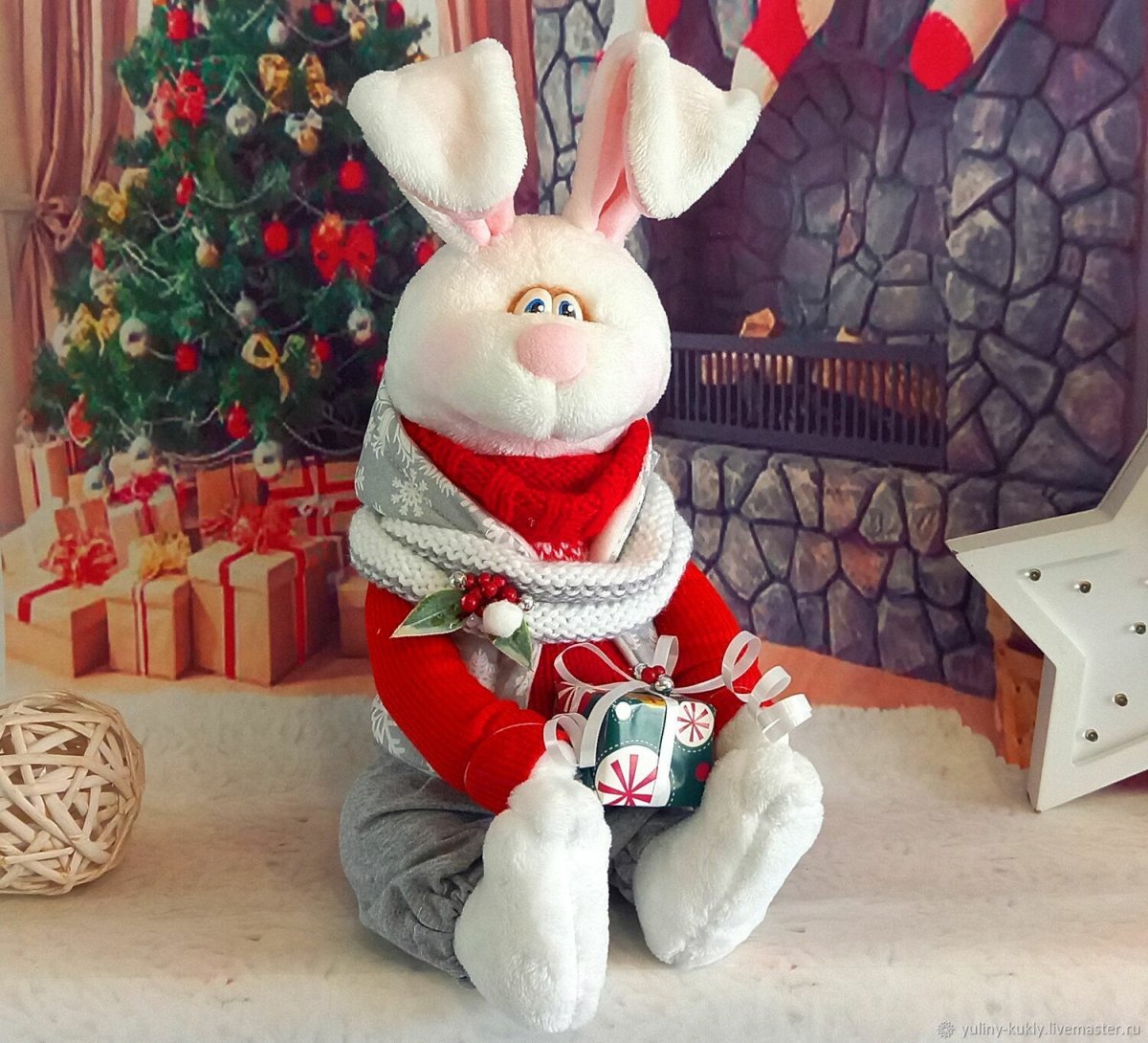 Кролик Тильда Рождественский