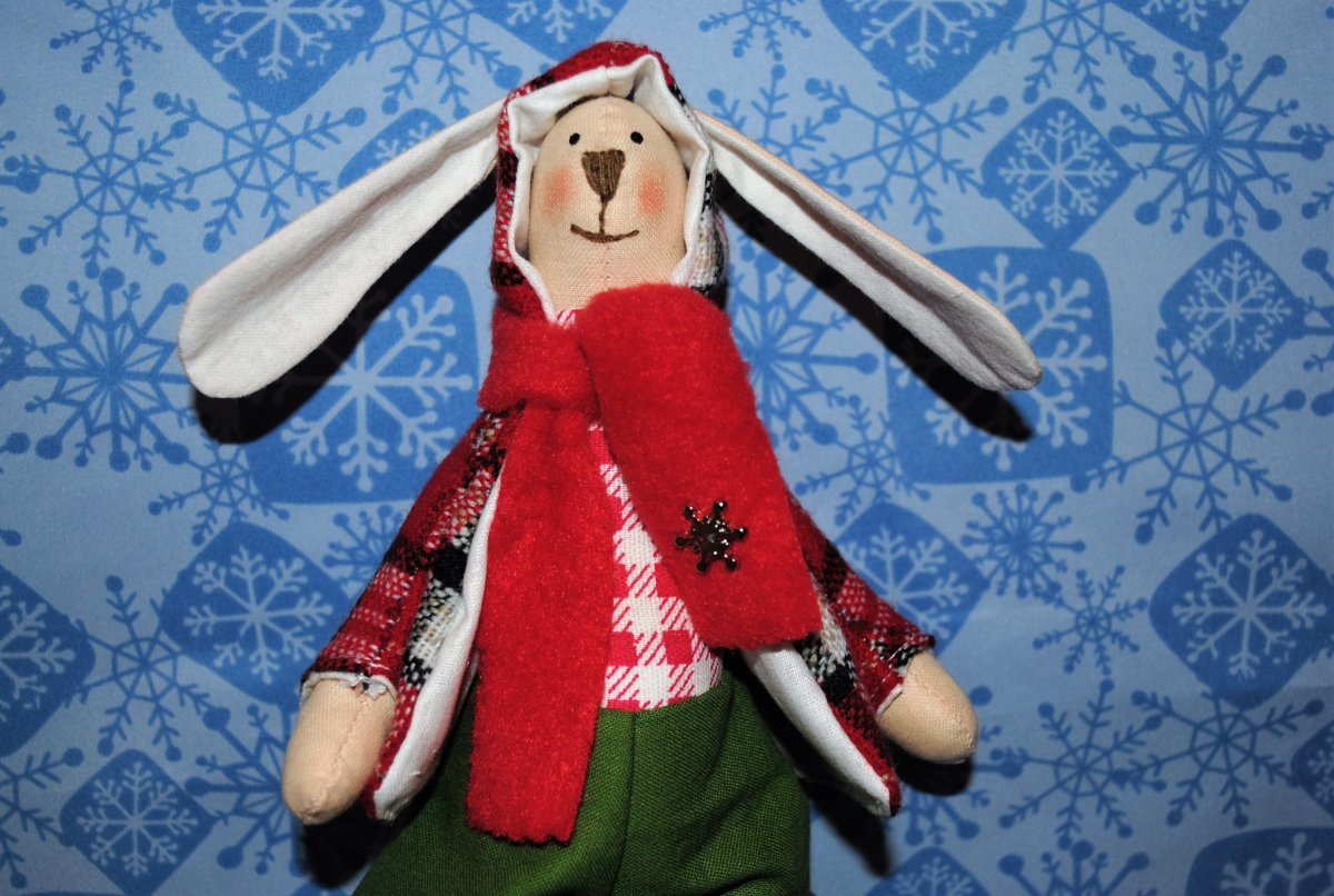 Новогодний зайчик Тильда