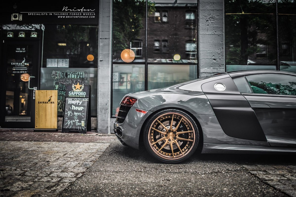 Ауди а7 черная бронзовые диски