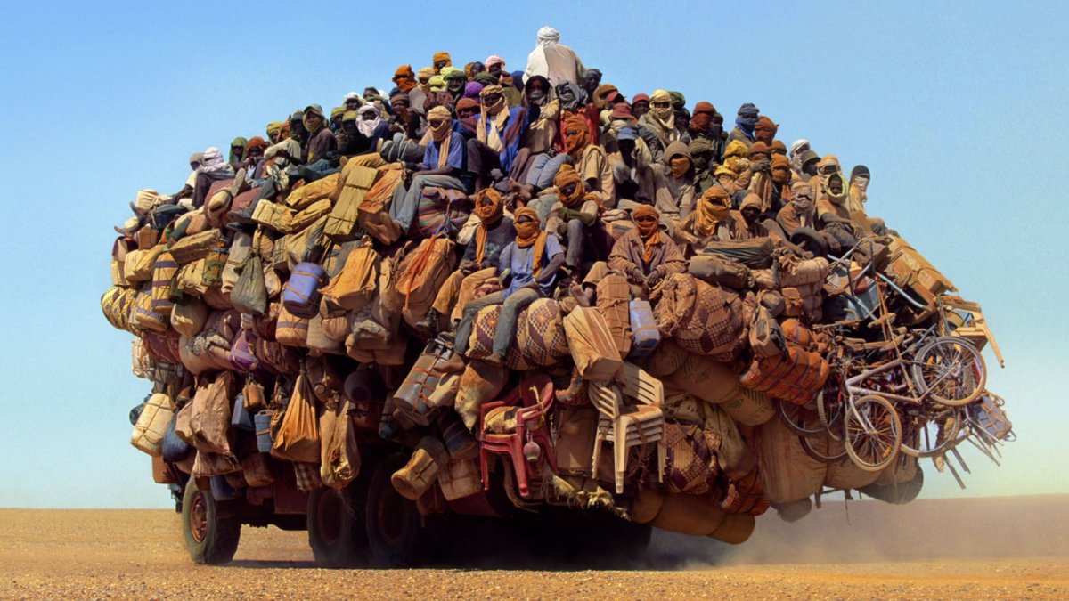 Загруженная машина