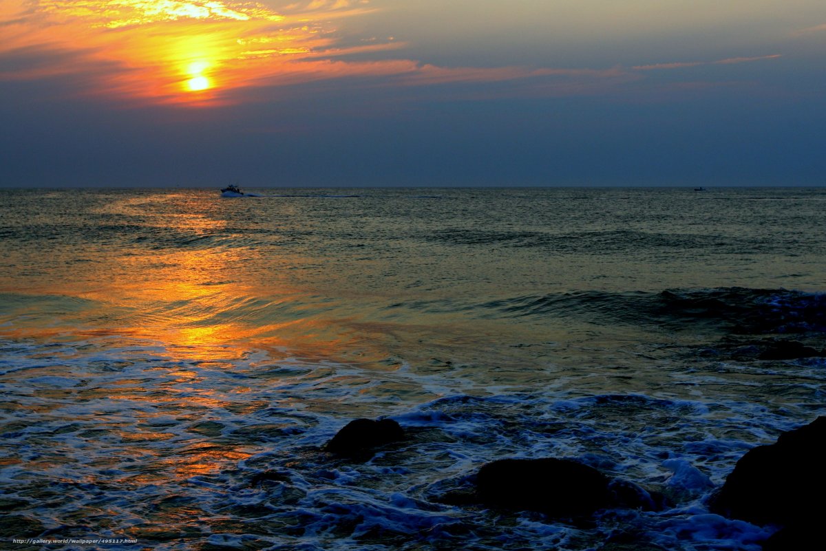 "Закат на море" Фридрих каспиар