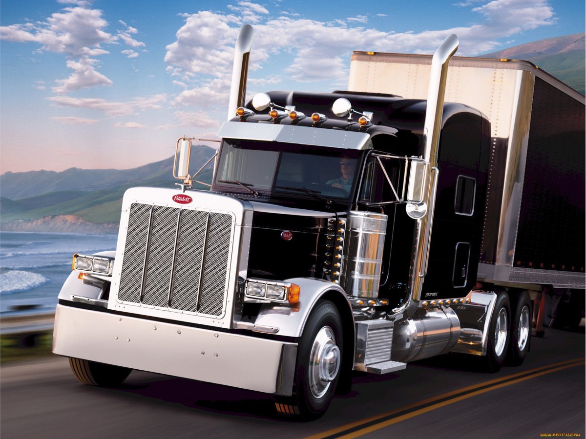 Американский грузовик Peterbilt 379