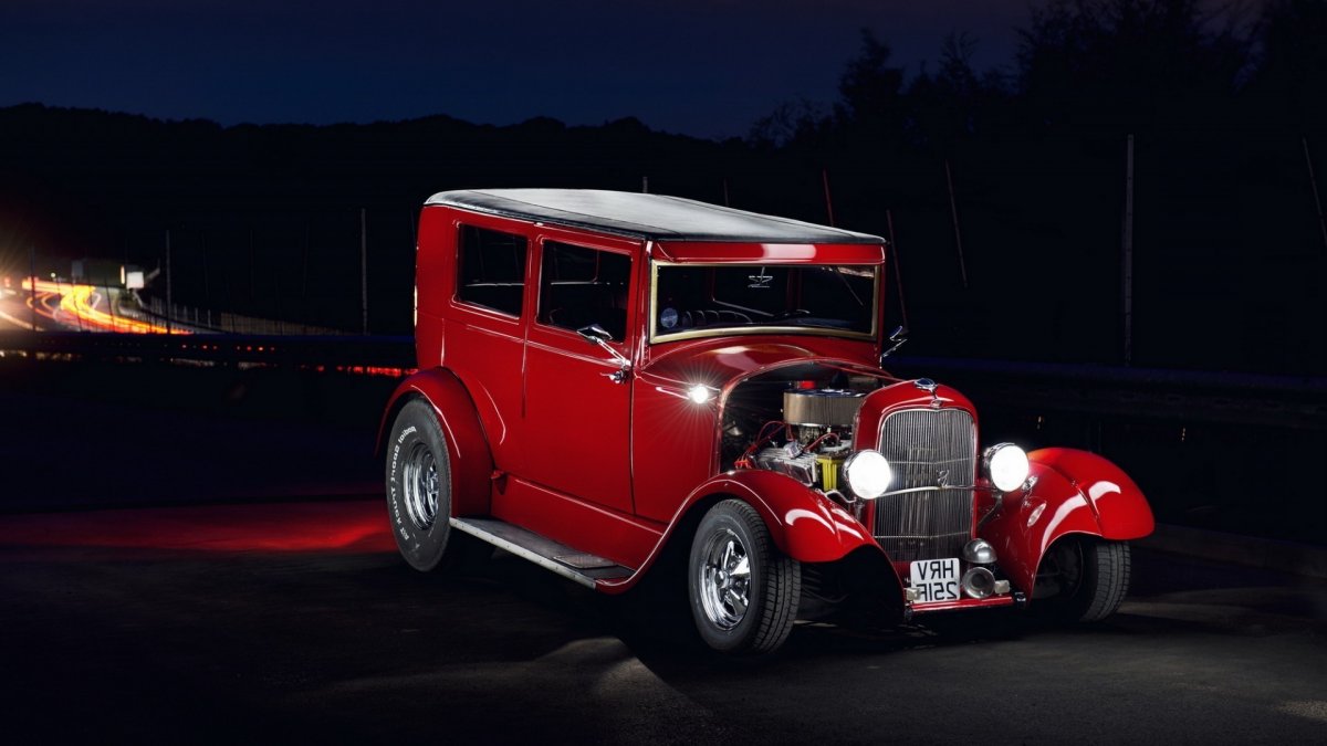 Фон ретро машины