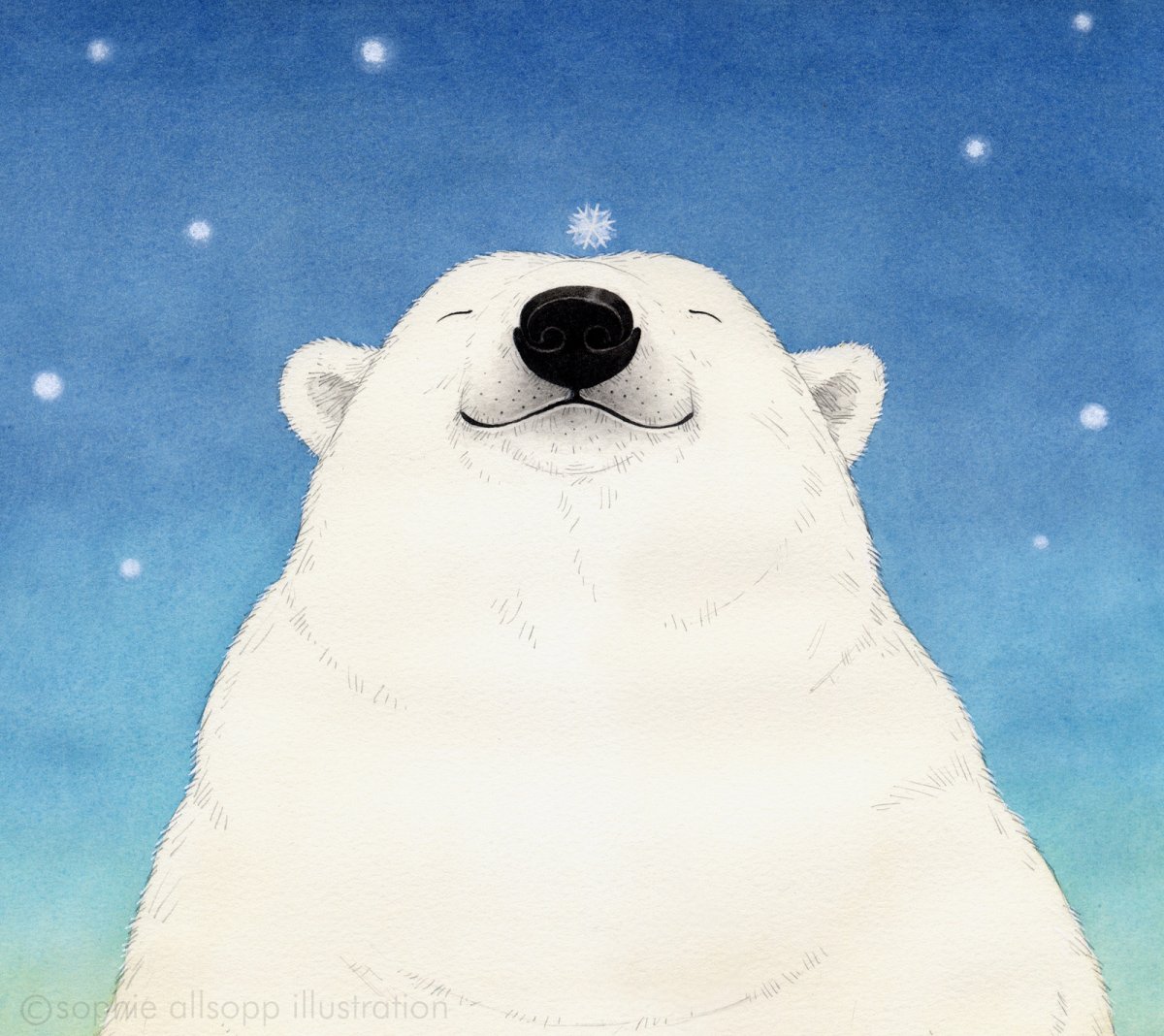 Белый медведь во весь рост