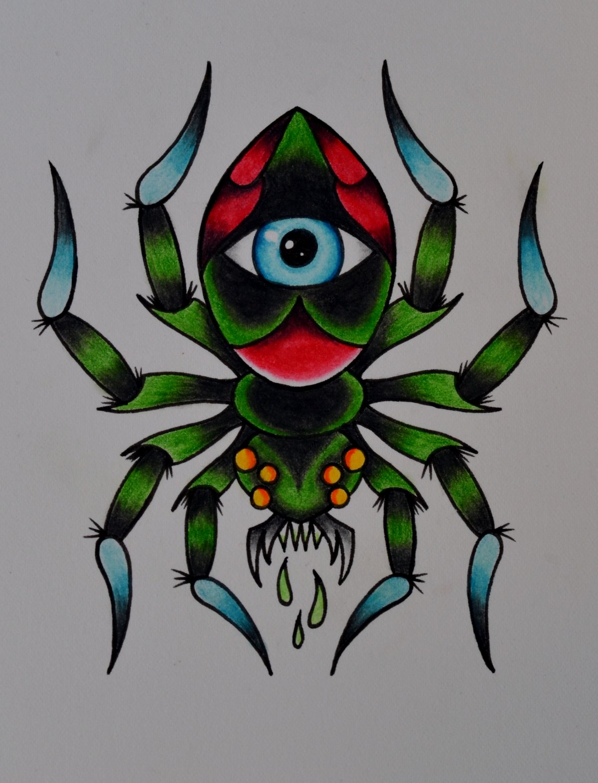 Тарантул эскиз