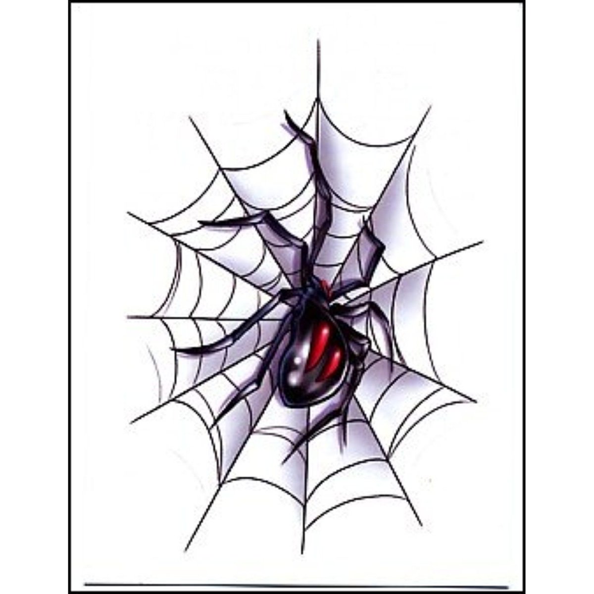 Черная вдова эскиз тату