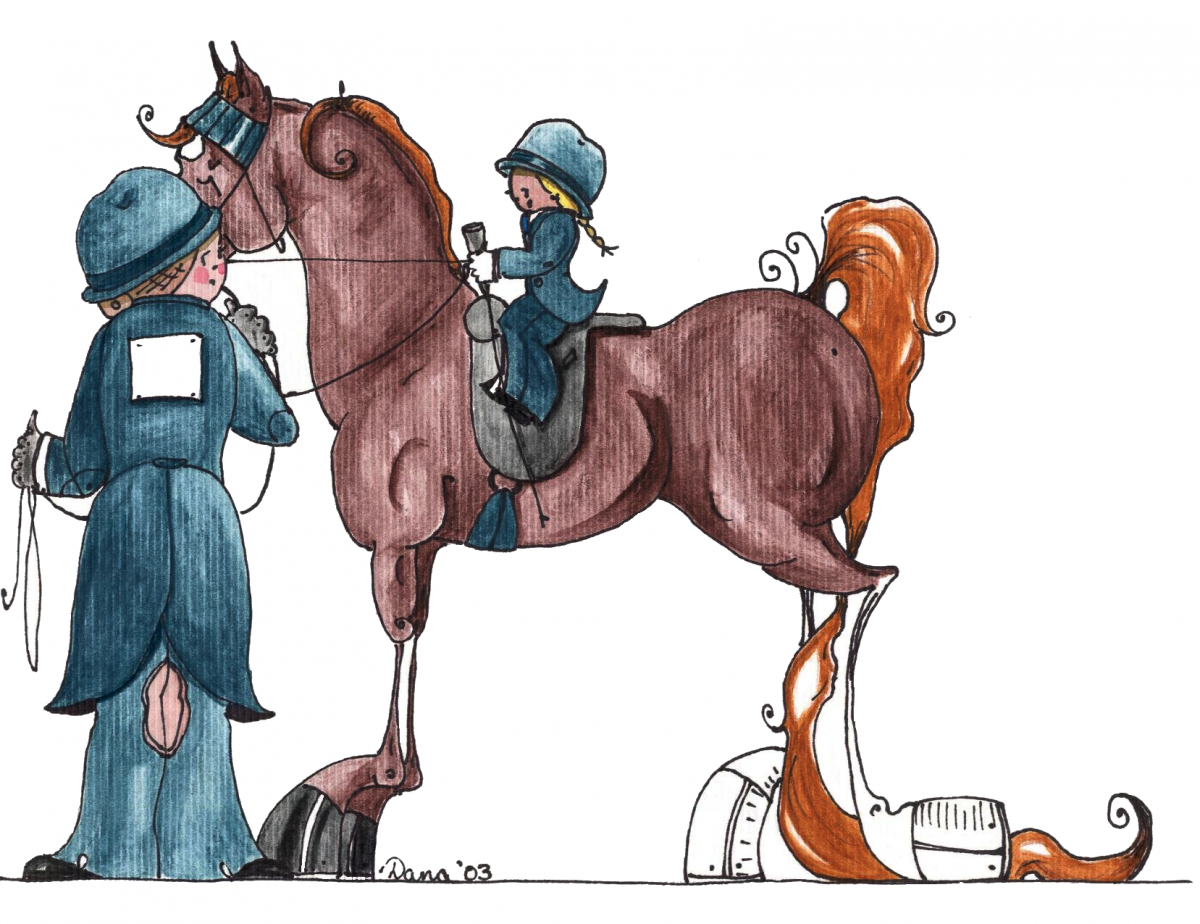 Забавные лошадки рисунки