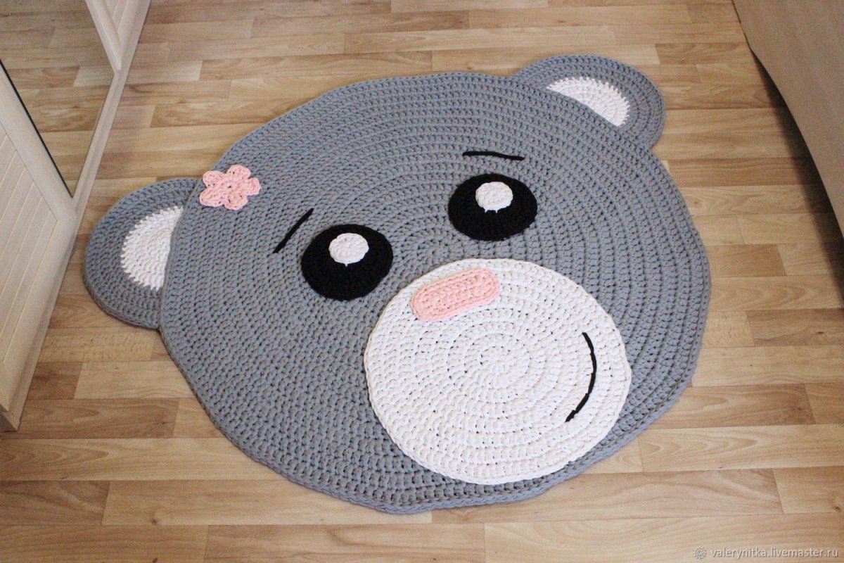 Детский коврик мишка