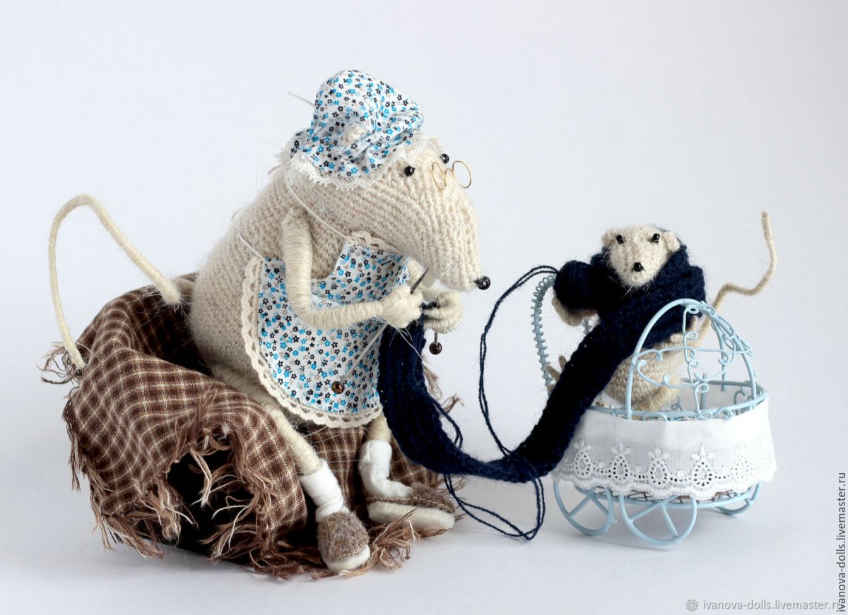 Амигуруми мышка