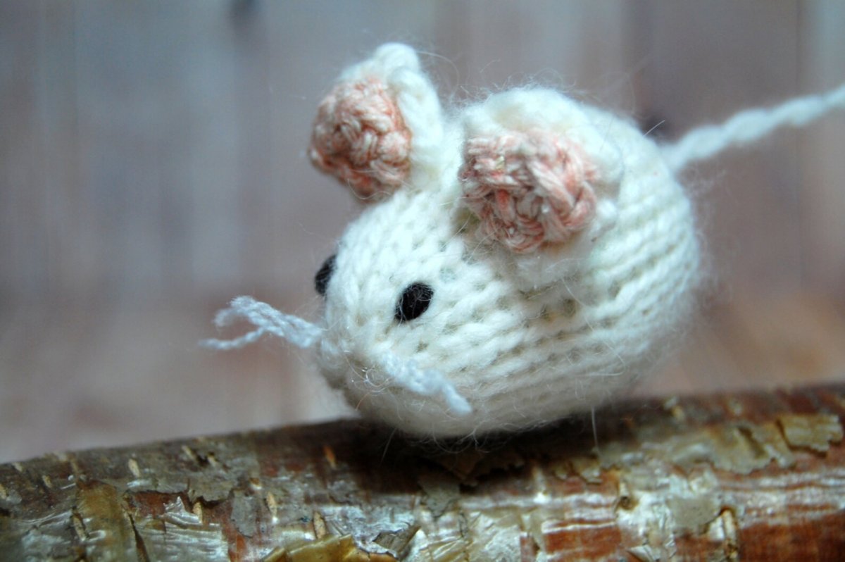 Вязаные мышки