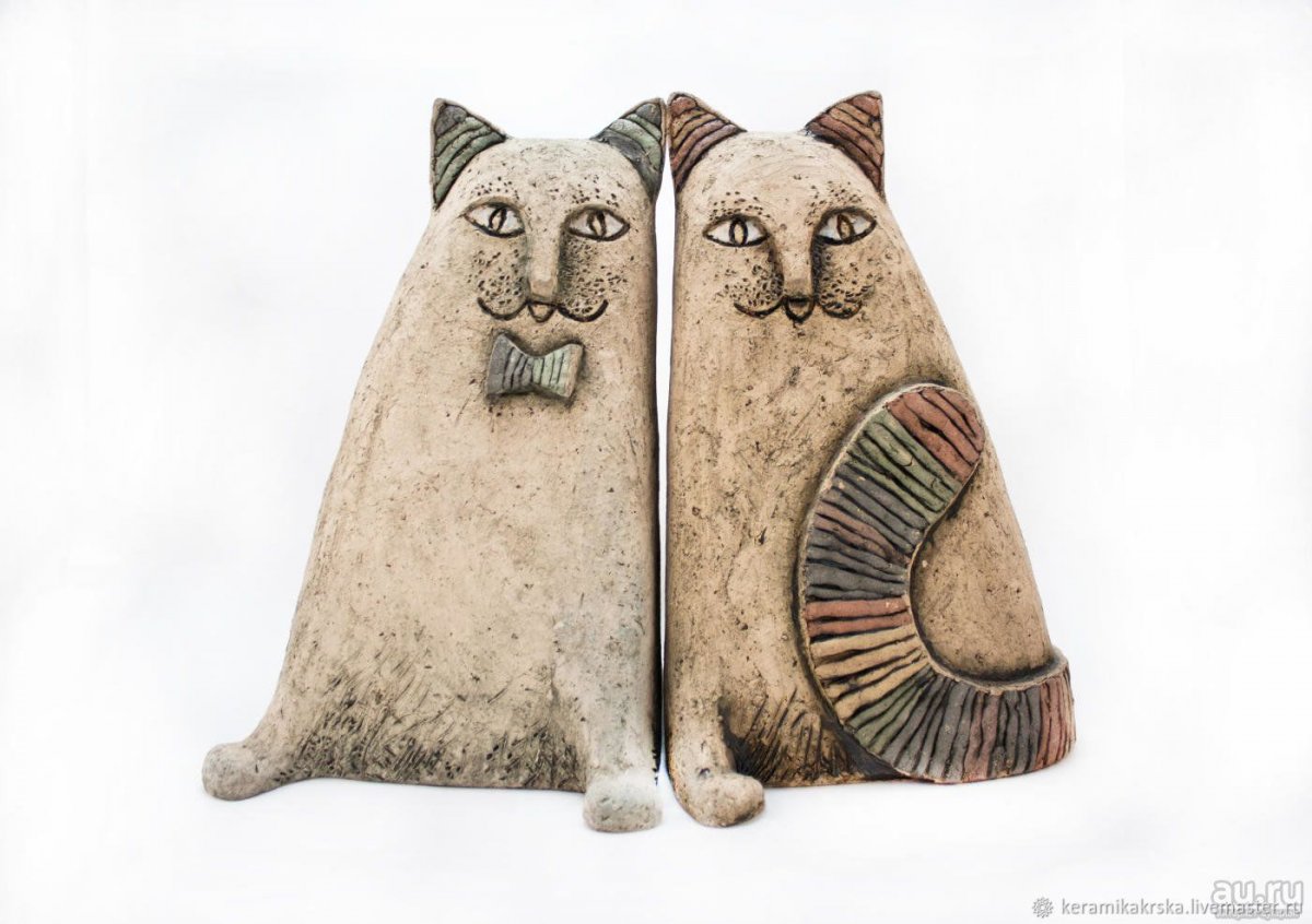 Тигр керамика колокольчик