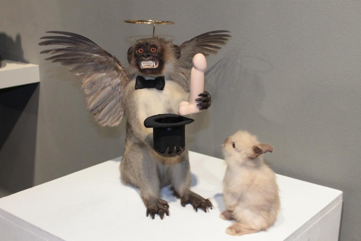 Забавные чучела животных