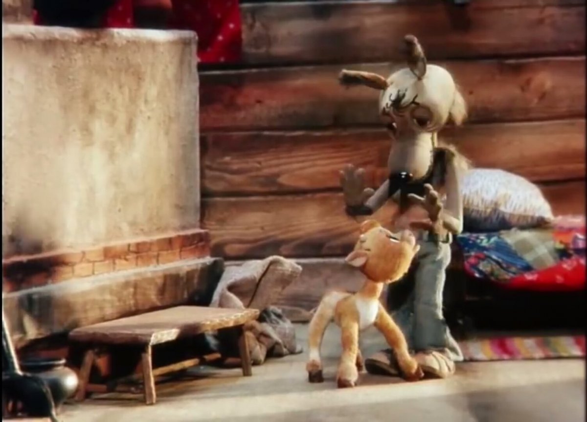 Волк и теленок папаня