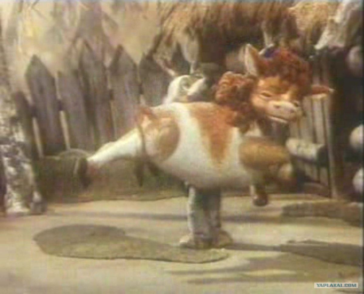 Волк и теленок папаня