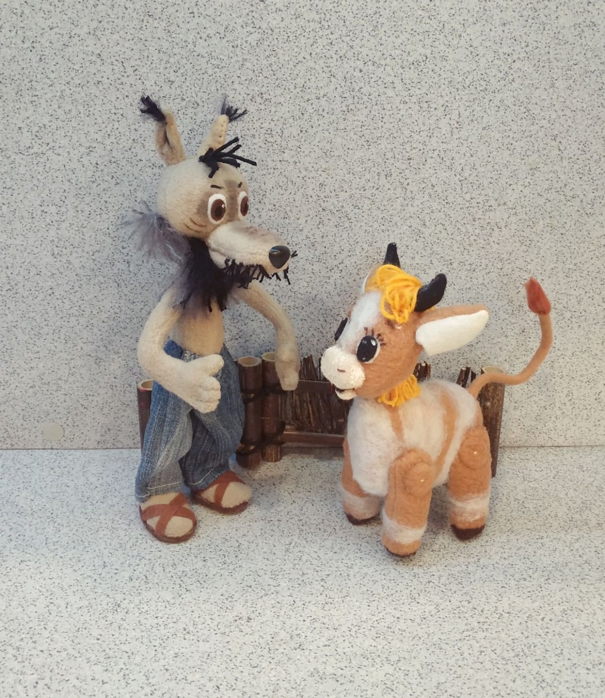 Волк и теленок мультфильм 1984