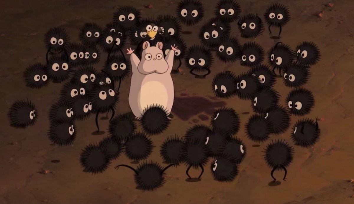 Хаяо Миядзаки Унесенные призраками хомяк