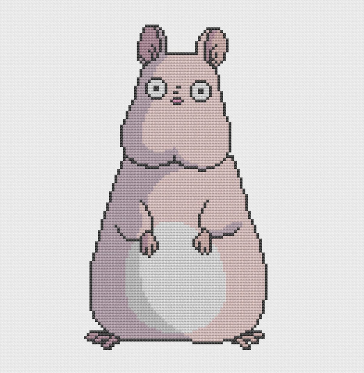 Вышивка крестом Хаяо Миядзаки