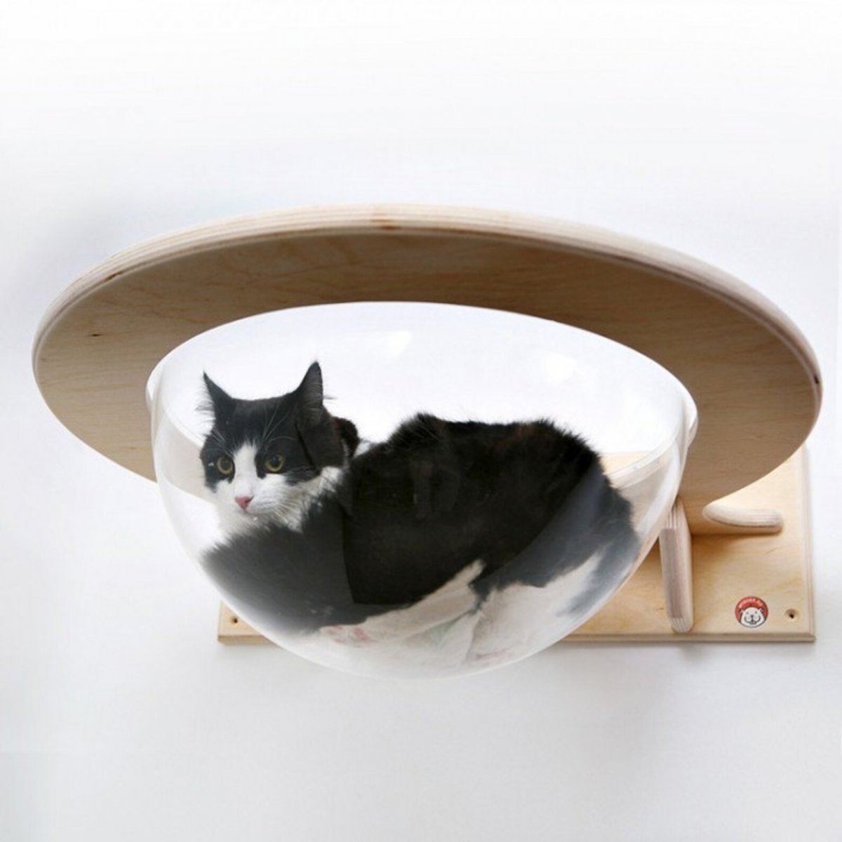 Гамак Тоумей с прозрачным дном для кошек