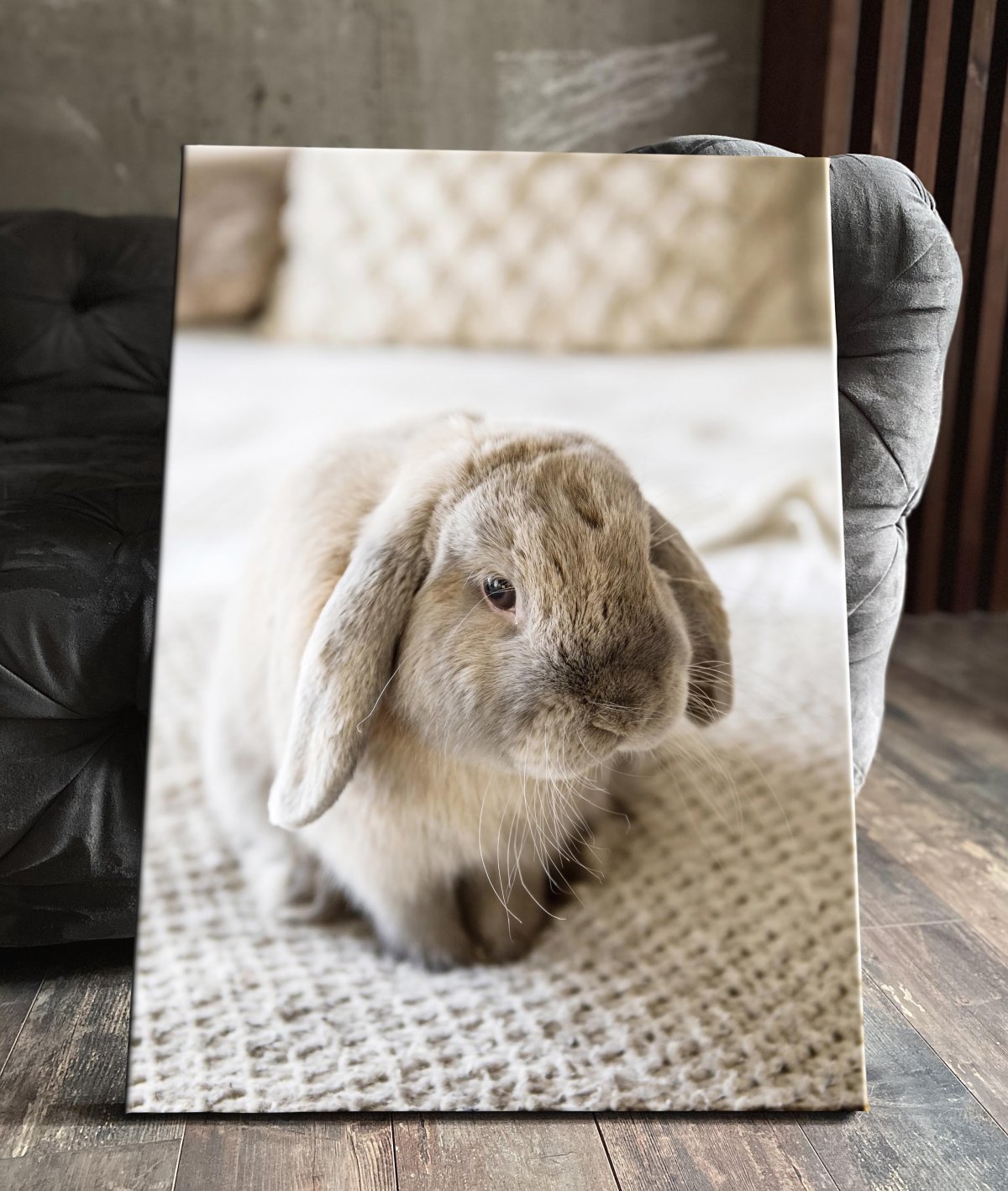 Зайка амигуруми