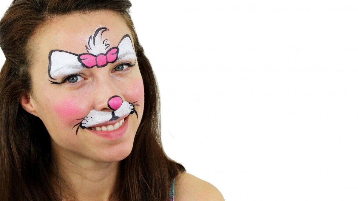 Легкий макияж кошки