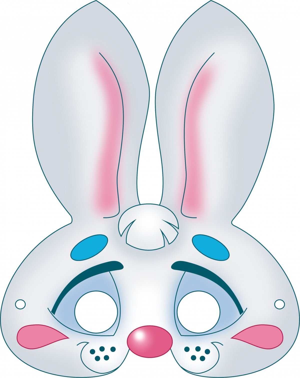 Грим для детей зайчик