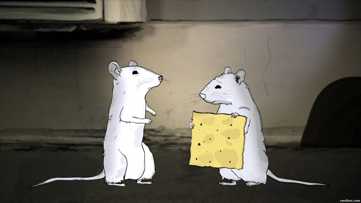 Красивая мышь