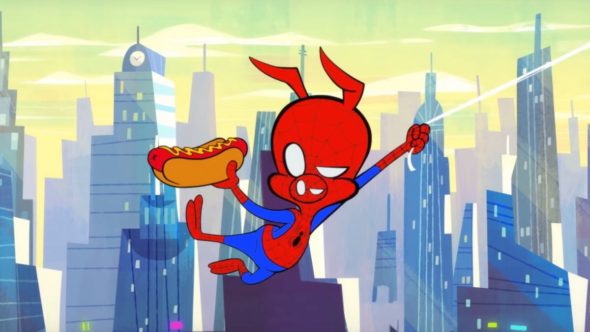 Свин человек паук арт