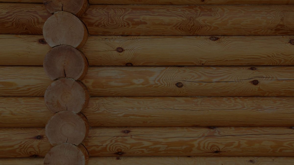 Бревенчатая стена