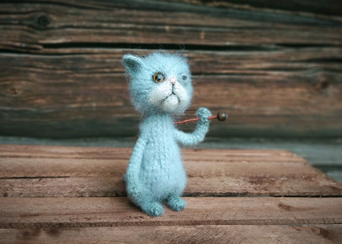 Вязаные котики