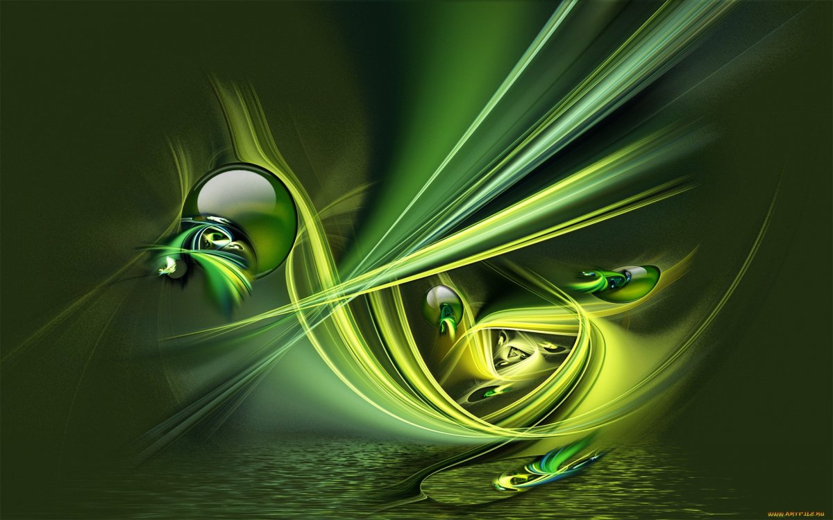 Оливковая абстракция