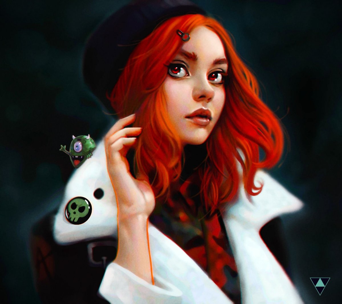 Девушка с рыжими волосами