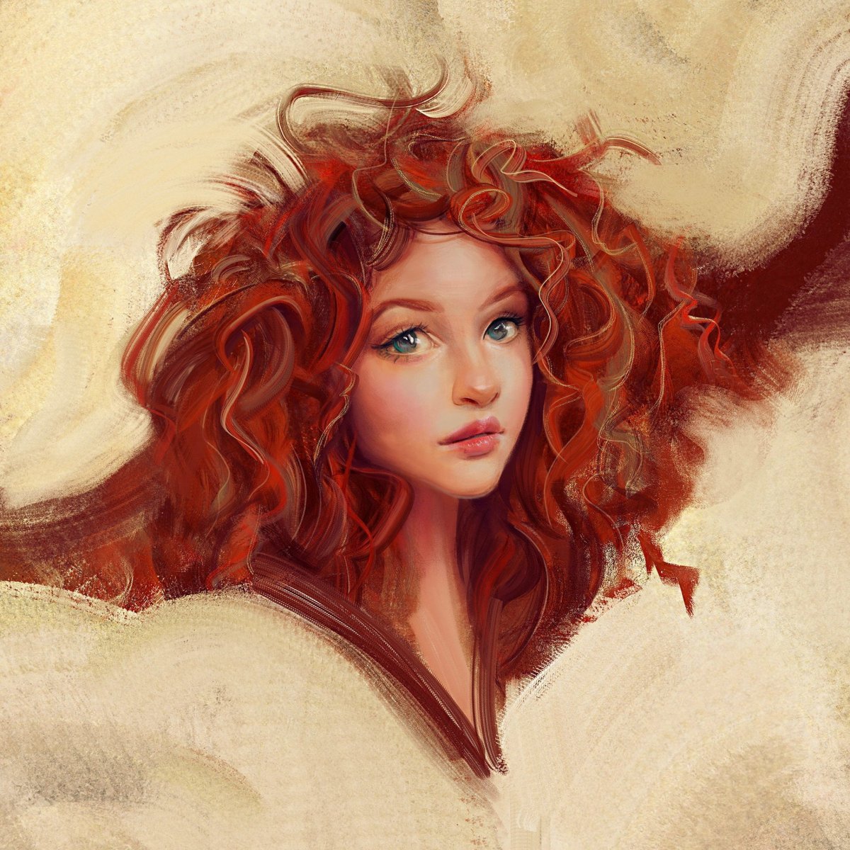 Мультяшные рыжие девушки