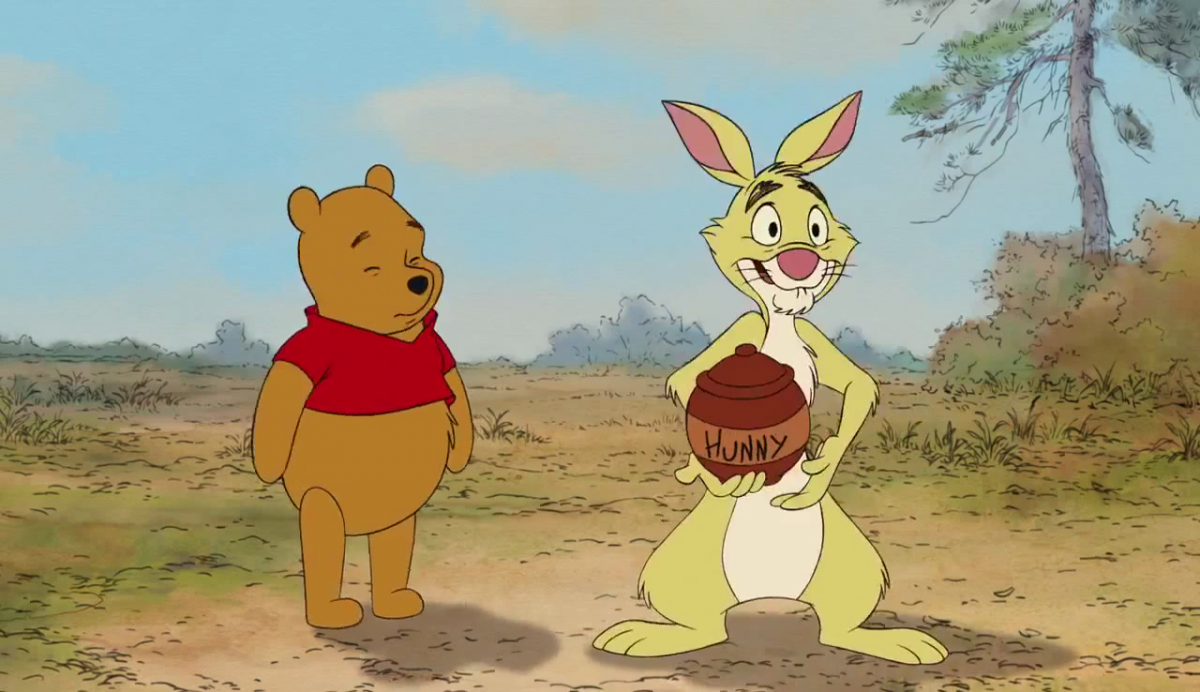 Заяц из мультика винни пух