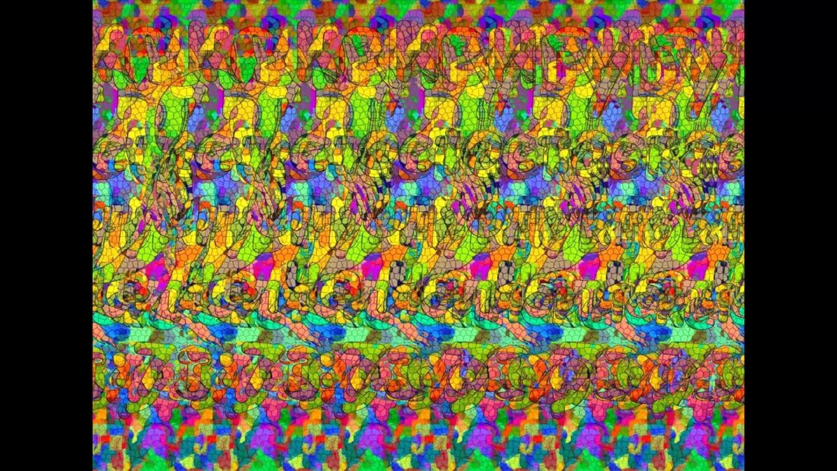 Стереограмма Будда