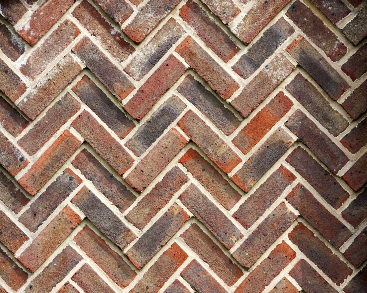 Кирпичная кладка елочкой