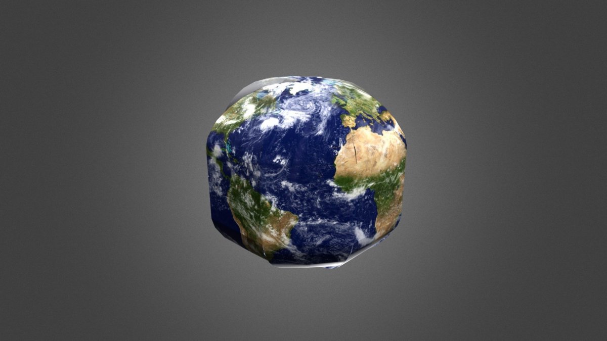 Карта земли ночью