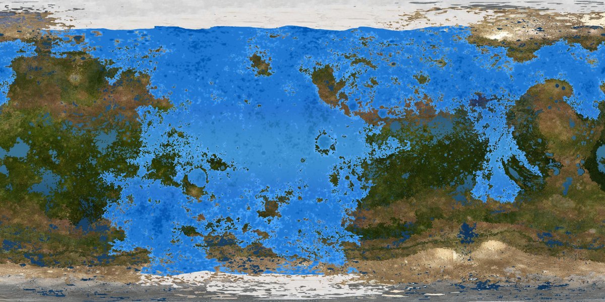 Реалистичная карта земли