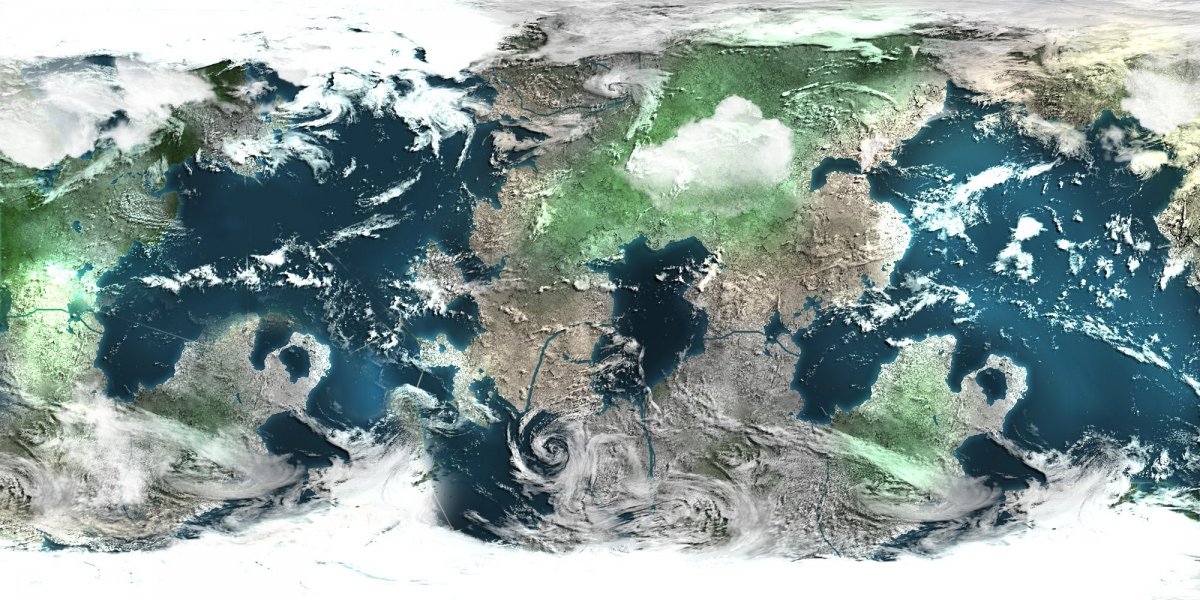 Текстура планеты земля для 3d Max