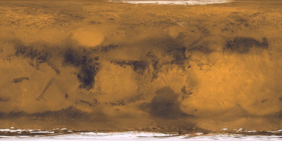 Марс Планета поверхность карта