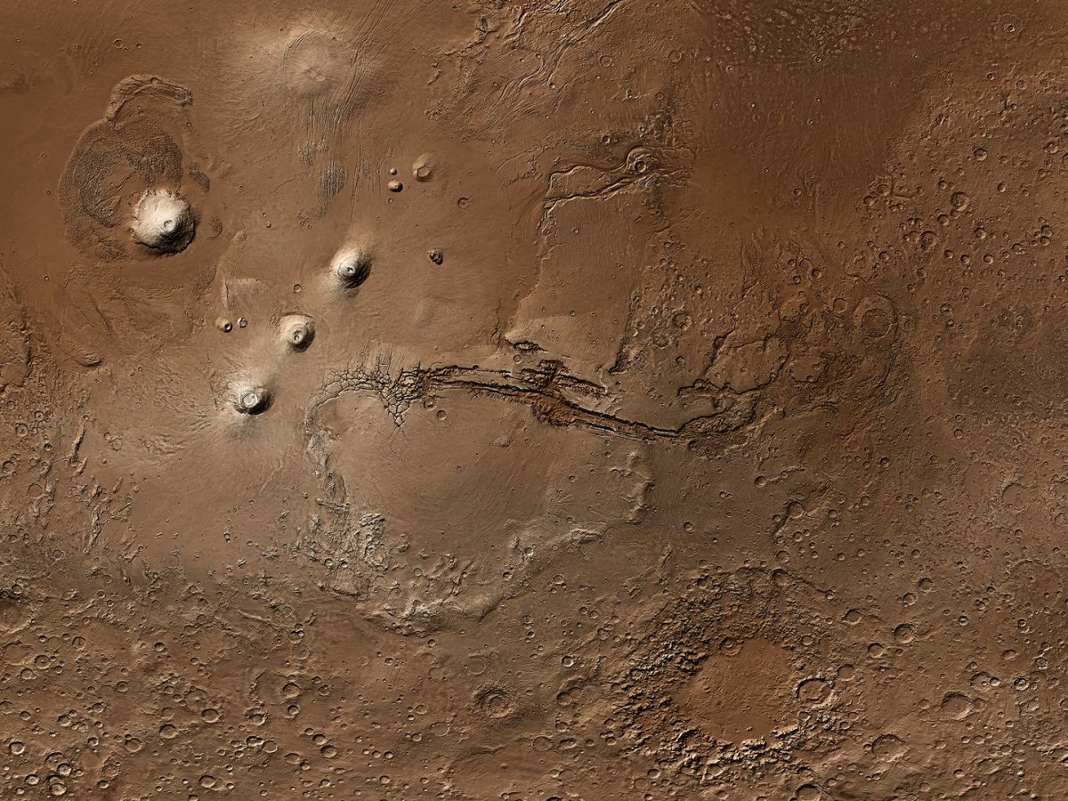 Текстура земли Марса