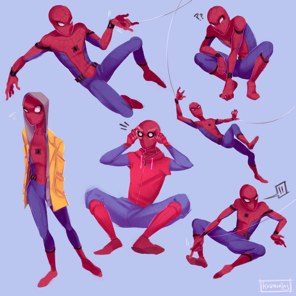 Spider-man референс