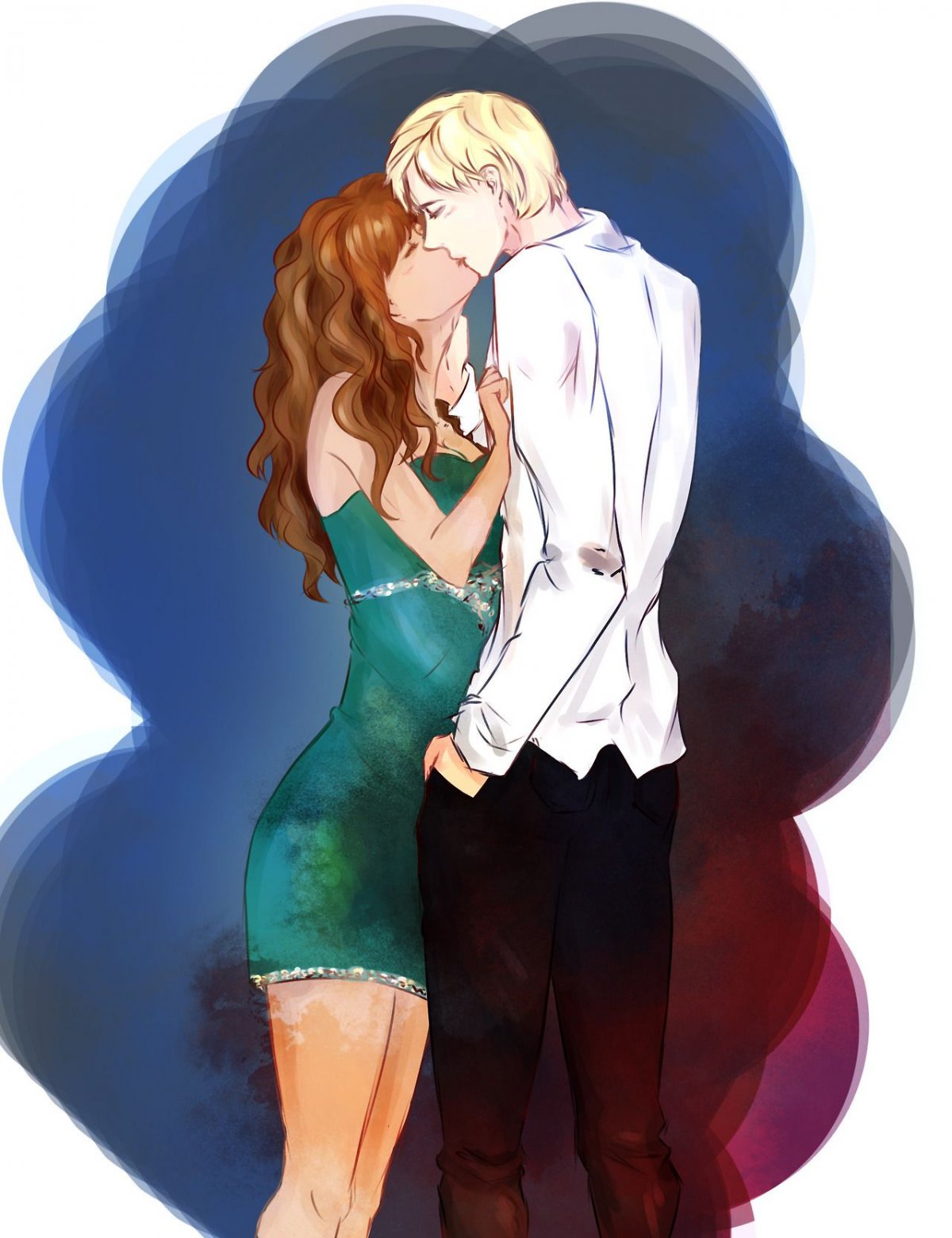 Драко и Гермиона арт