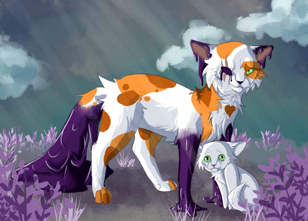 Коты Воители Яролика и белохвост