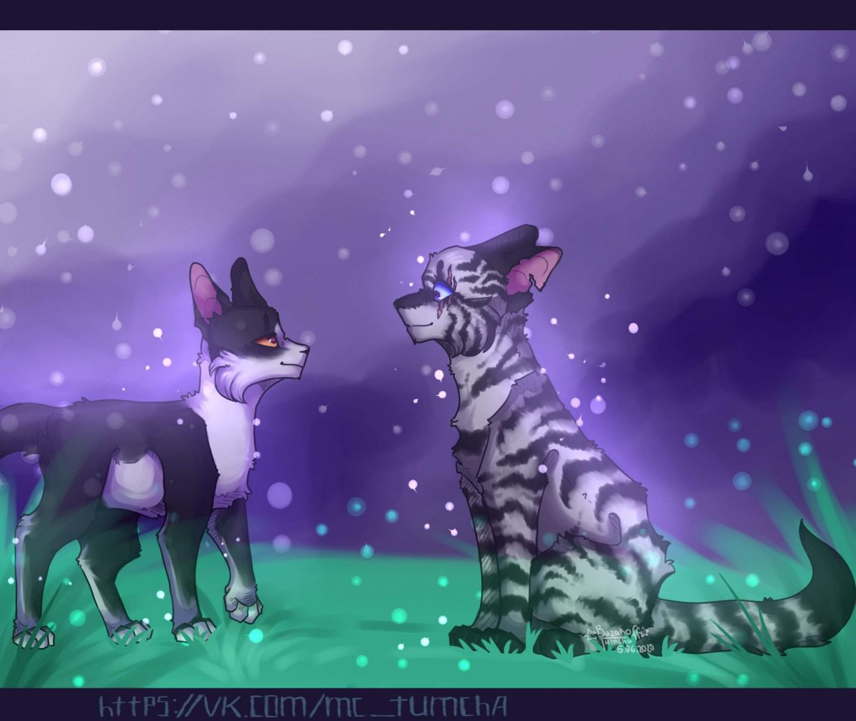 Коты Воители Долгохвост и Быстролап