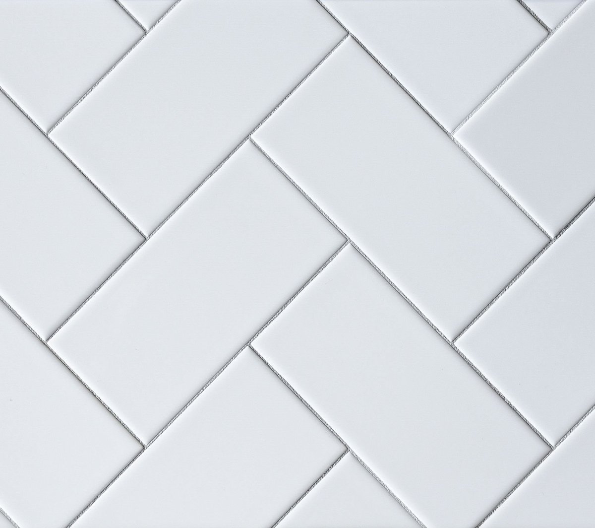 Мозаика Brick White Glossy