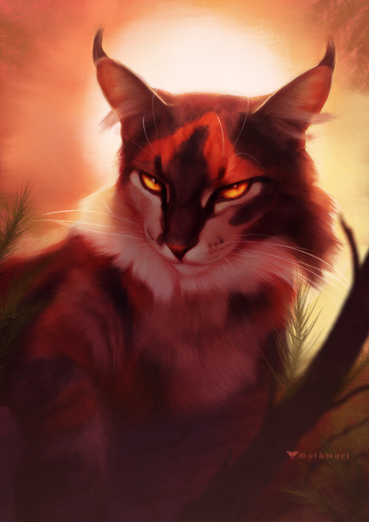 Рыжегривка коты Воители