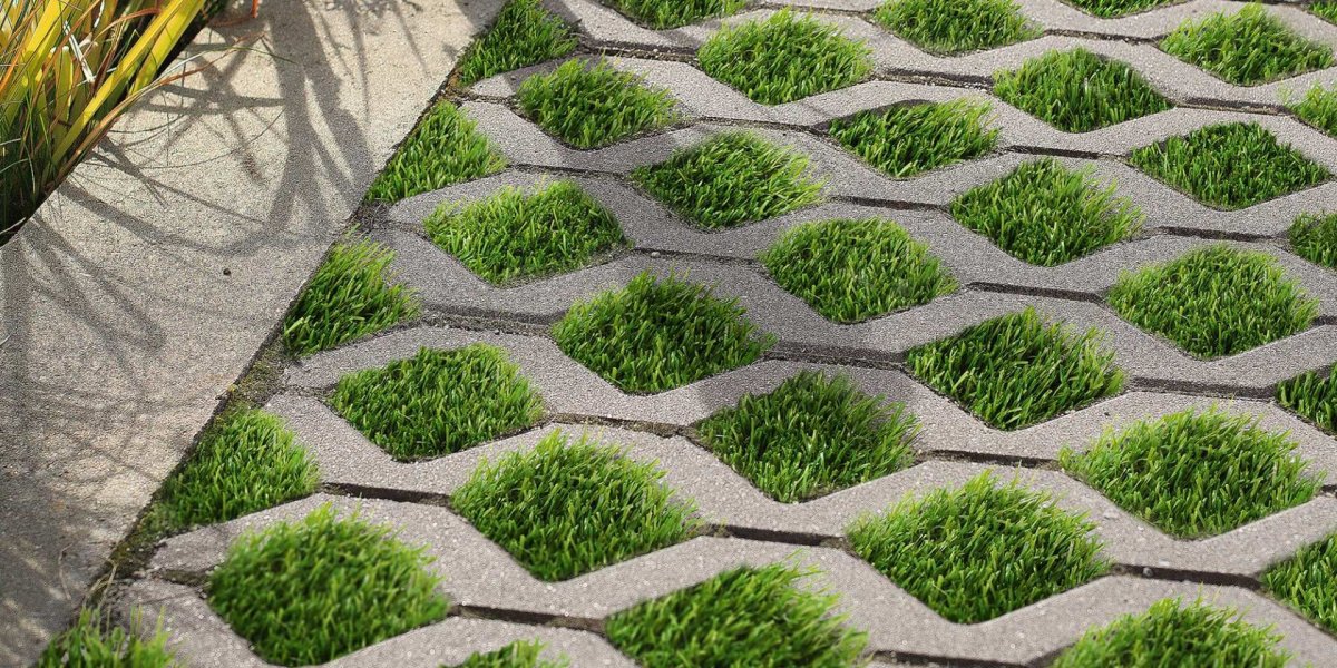 Газонная решетка текстура бесшовная