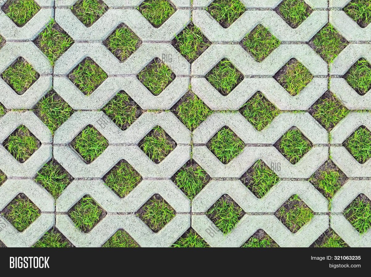 Газонная решетка вид сверху