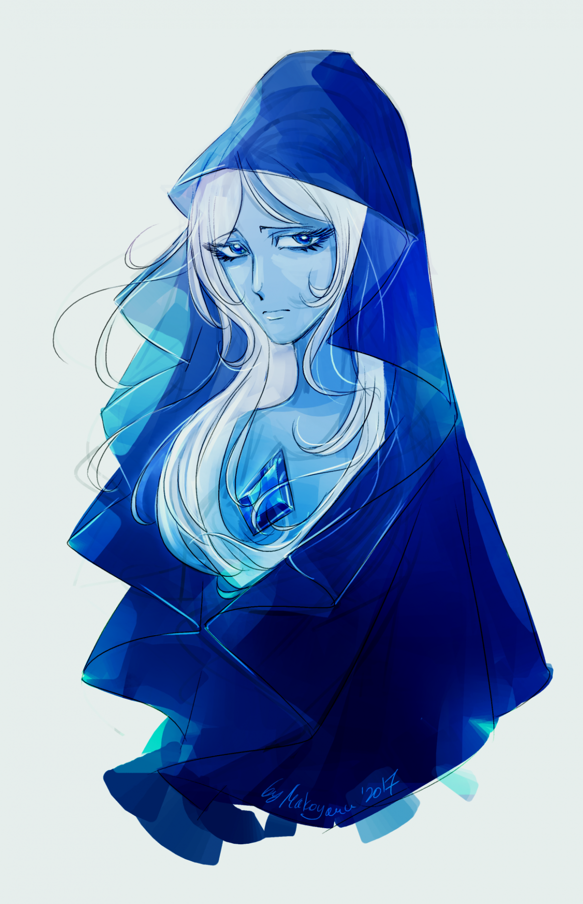 Синий Алмаз Стивен Юниверс арт