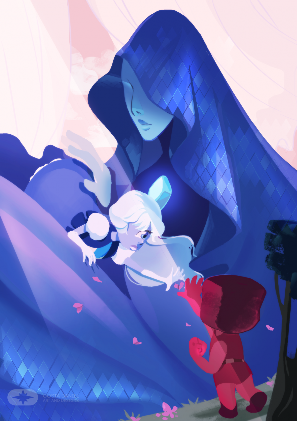 Голубой Алмаз Steven Universe арт